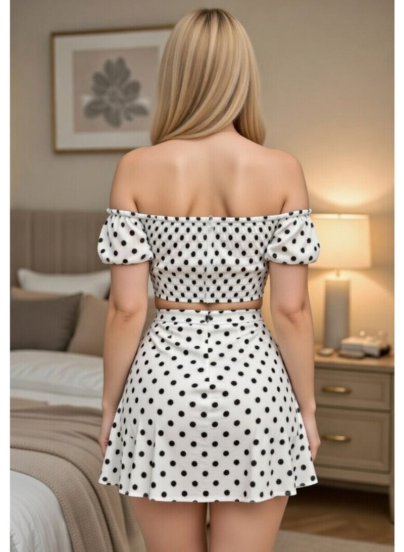 Sexy Lingerie Babydoll Short Nightgown Elegant Women's Nightdress by Four H Code 013 - Image 2